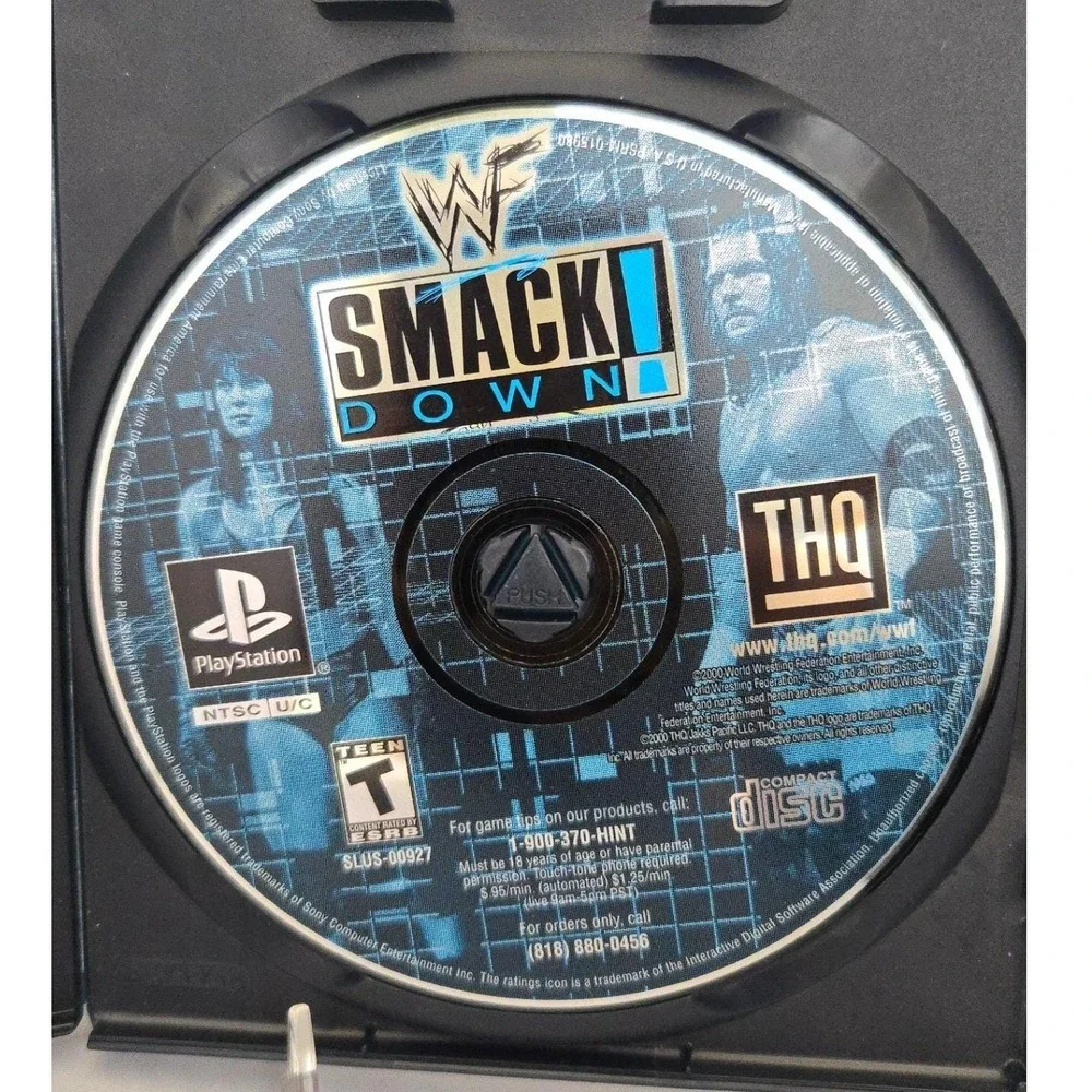 WWF‎ SmackDown! Just Bring It (Sony PlayStation 2, PS2, 2001) Case+Disc - TESTED
